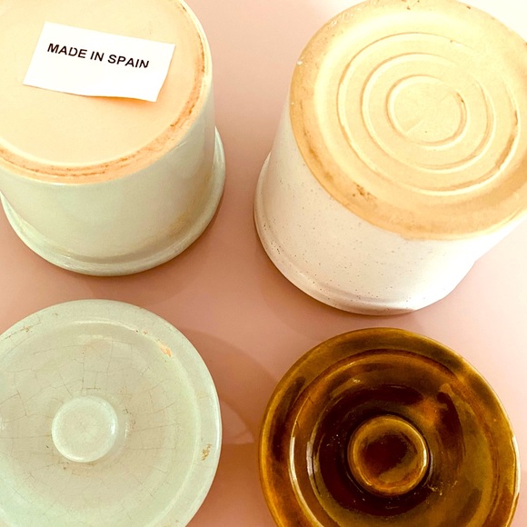 Vintage Ceramic Sugar Holders from Spain - Picture 7 of 12
